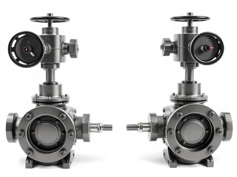 Pressure reducing valve and control valve pair