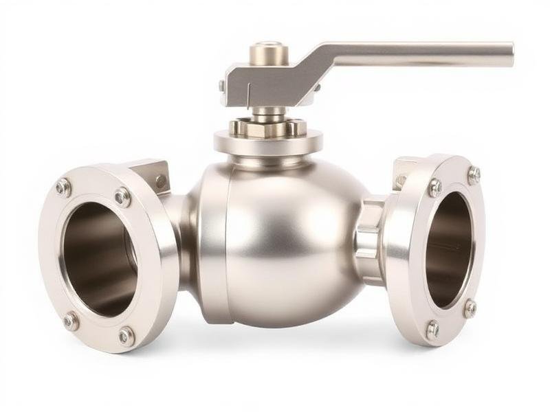 High purity sanitary stainless steel ball valve