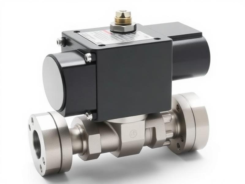 VAC pneumatic valve positioner mounted on an actuator
