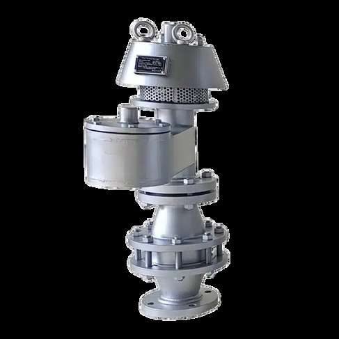 Pressure vacuum relief valve assembly with flame arrester for storage tank protection